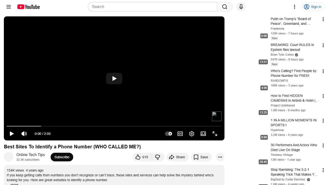 Best Sites To Identify a Phone Number (WHO CALLED ME?) - YouTube